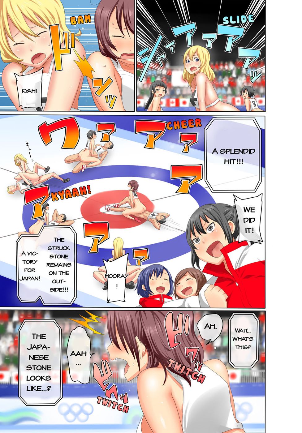 Hentai Manga Comic-Secret Olympics! -Pairs of Completely Naked Men and Women Play Winter Sports-Read-20